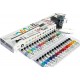 Set of 30 x 20ml + 100 ml white & black with Brush Pebeo Studio Acrylic Paint Pebeo